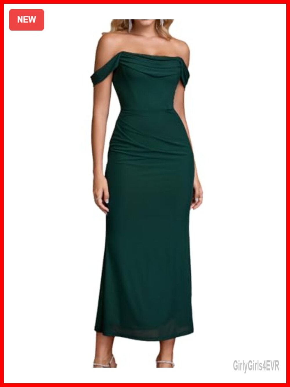 Off Shoulder Corset Mesh Formal Maxi Dress Sleeveless Bodycon